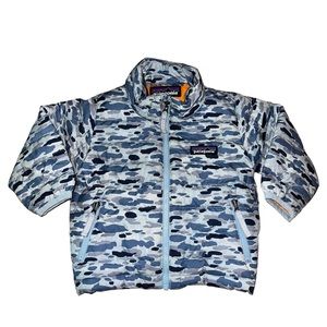 Patagonia Baby Down Sweater Jacket in 3-6 months Blue Camo